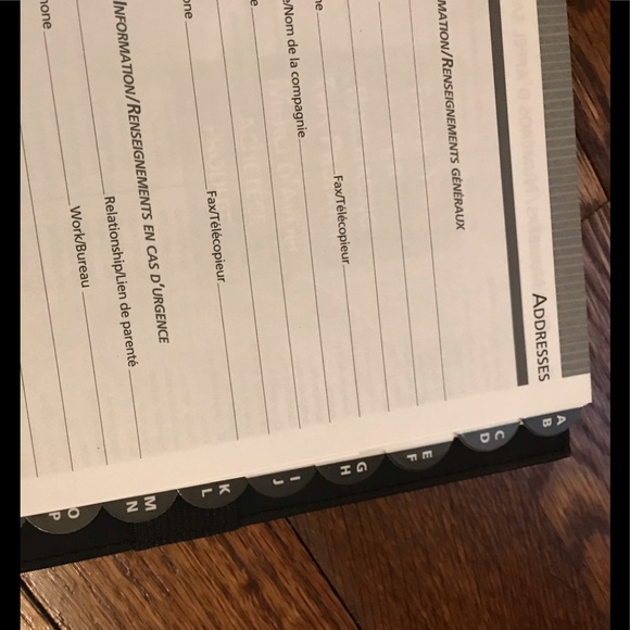 🌵Cambridge Black Notepad / Telephone Book - Picture 5 of 6